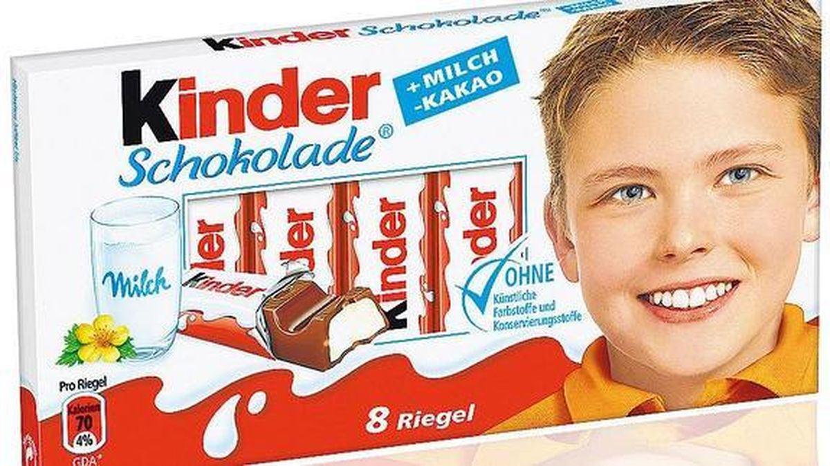 El niño del chocolate Kinder está en la infancia de todas las personas.
