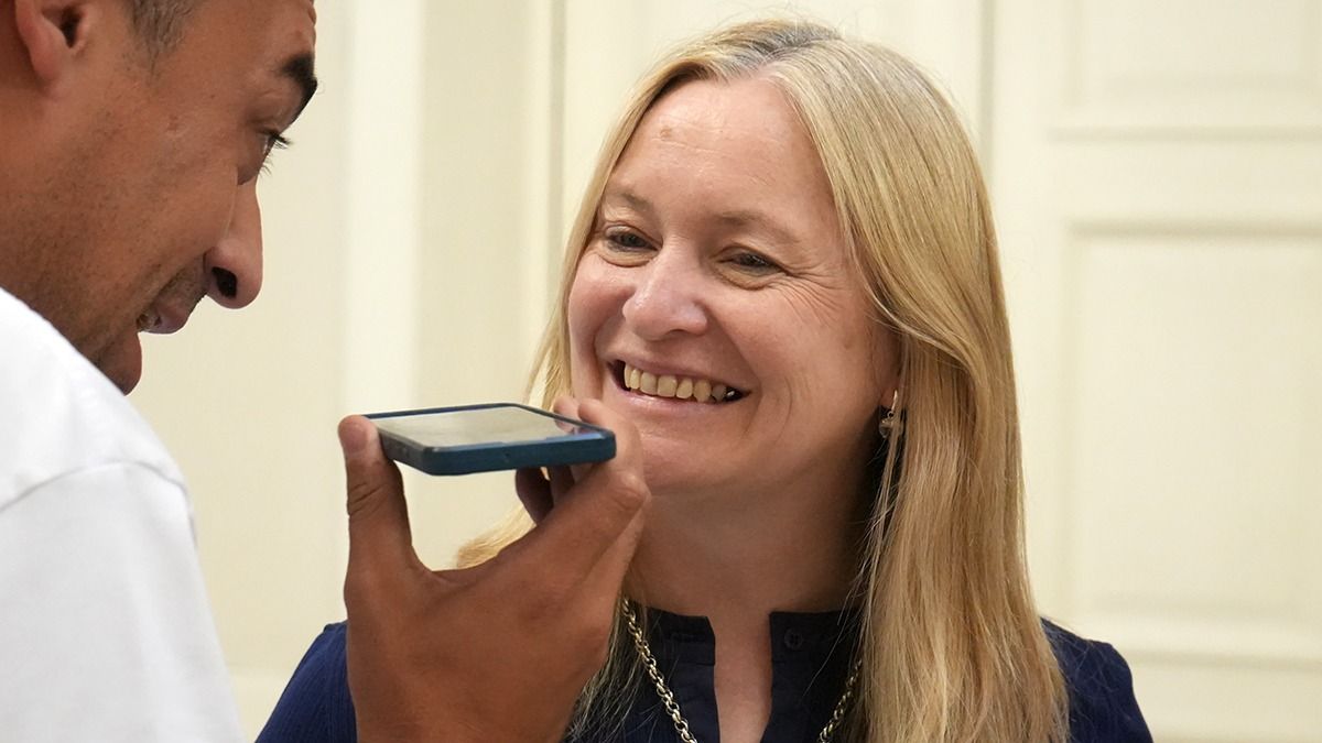 Hebe Casado, tras el aval legislativo a la minería. Hebe Casado, tras el aval legislativo a la minería.