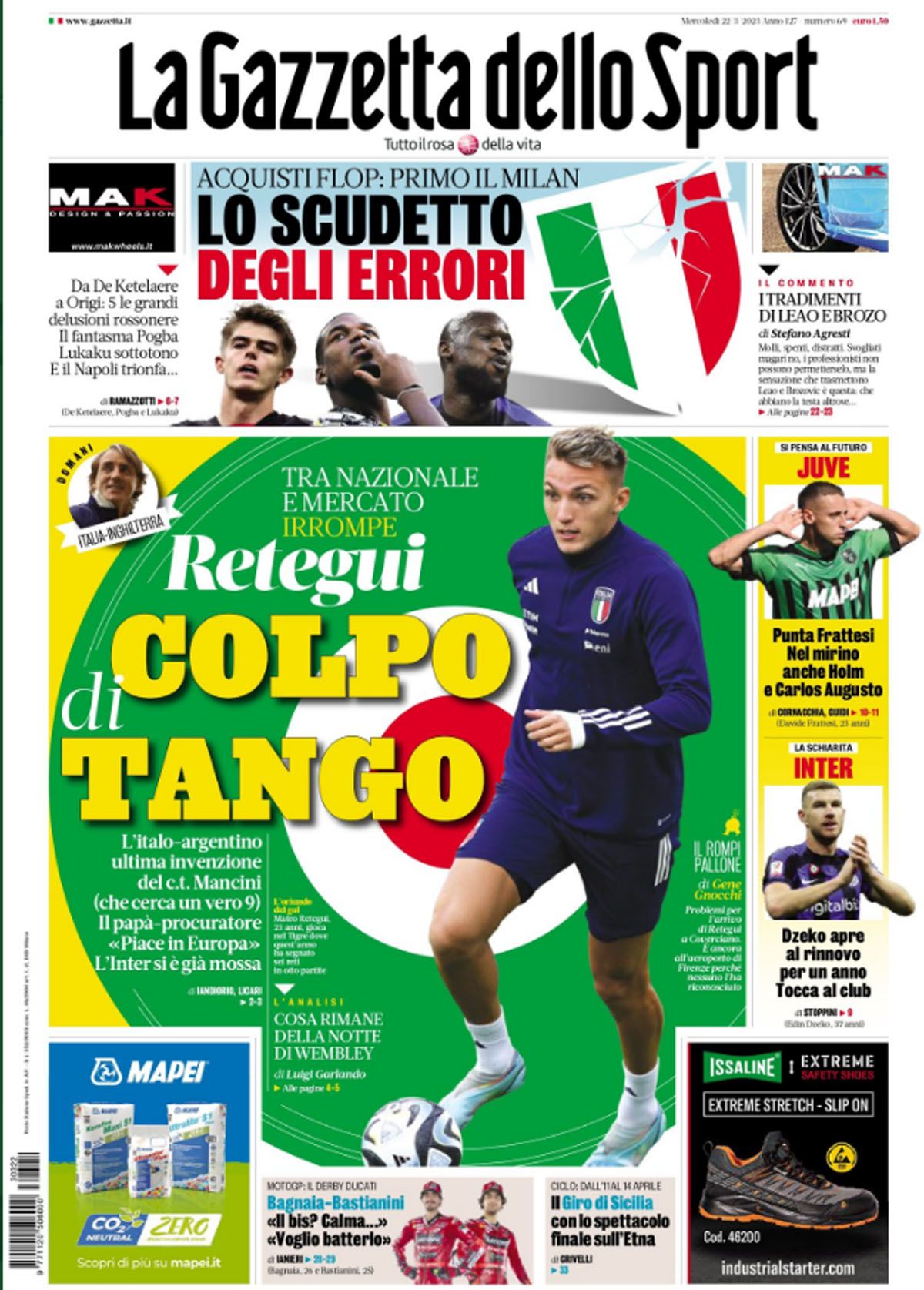 El goleador ha sido el centro de atención de los medios italianos