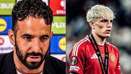 Ruben Amorim se refirió a la situación de Alejandro Garnacho en el Manchester United.