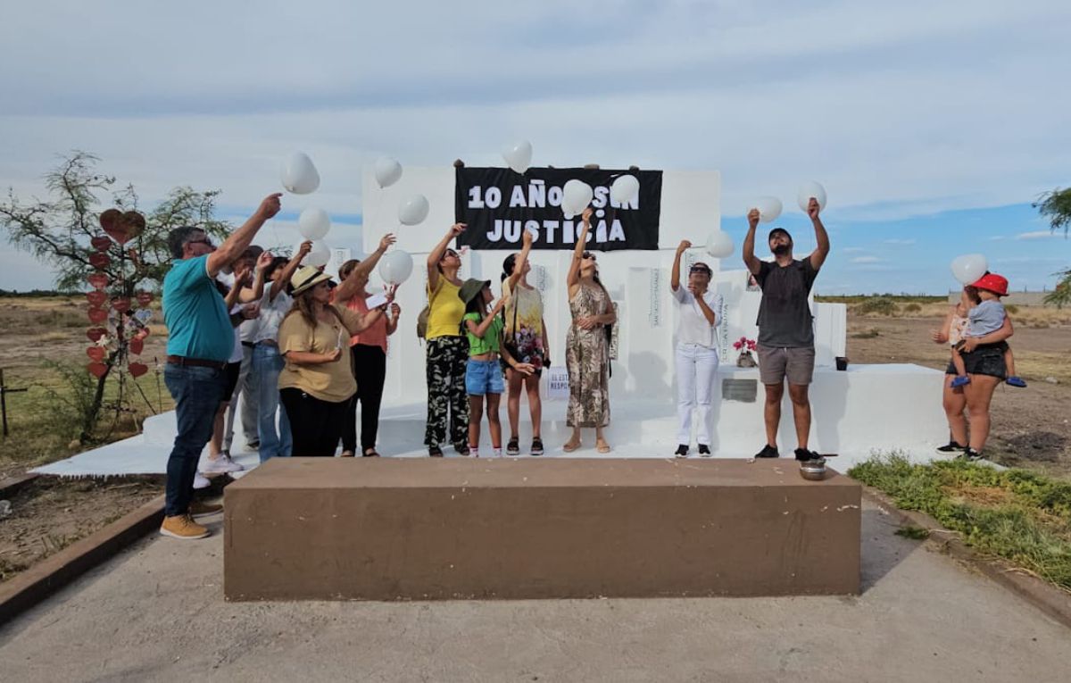 A 10 años de la tragedia de la ruta 7 se realizó un homenaje a las 17 víctimas fatales.