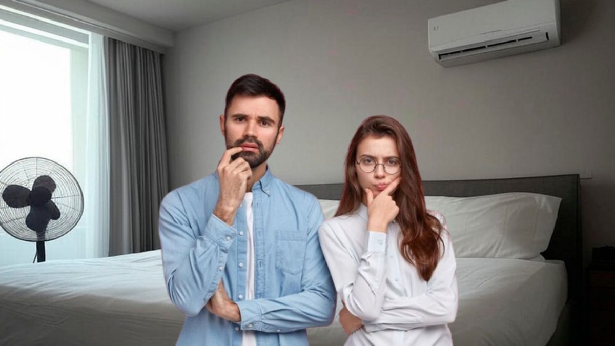 ¿Aire acondicionado o ventilador para domir mejor?