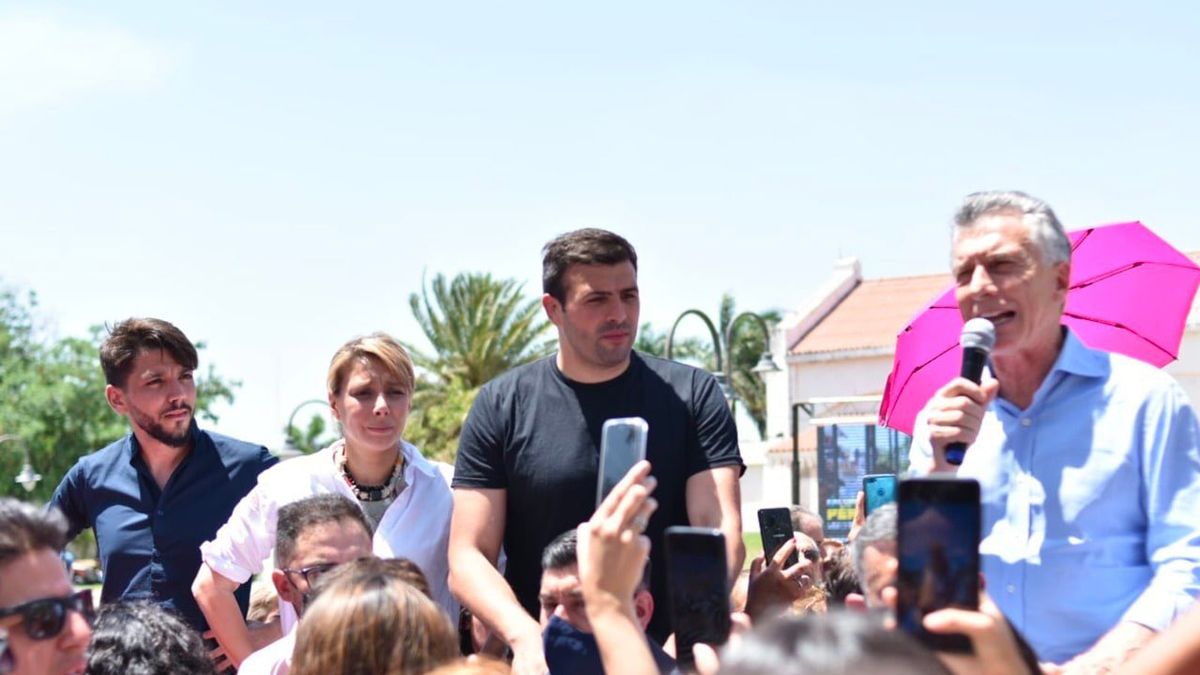 Mauricio Macri fue a Santa Fe a acompañar a Carolina Losada.