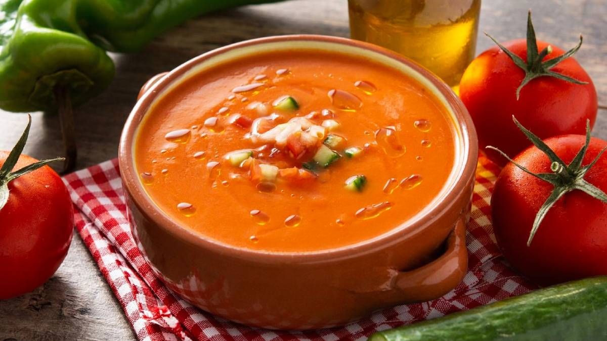 Recetas: aprende a preparar gazpacho andaluz. Foto: gentileza RTVE.es.