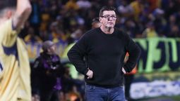 Alfredo Berti, durante el encuentro entre Independiente Rivadavia y Boca, en el Malvinas. Foto: Cristian Lozano (Diario UNO).