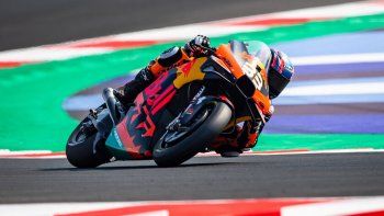 Brad Binder fue el más rápido en el MotoGP