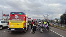 Accidente en el Acceso Este provoca demoras en el ingreso a la Ciudad