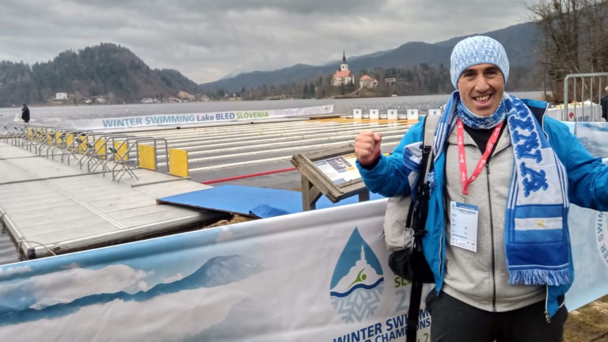 Mendocino destacado. Darío Silva es uno de los argentinos que participará en el próximo Mundial de Natación de Invierno en Santa Cruz.