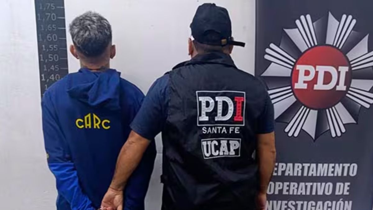 El peligroso delincuente que fue detenido en Rosario. El peligroso delincuente que fue detenido en Rosario.