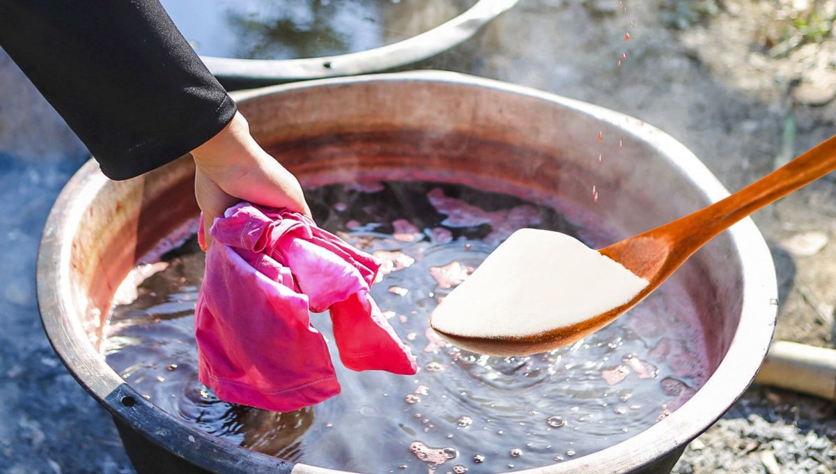 Agua, bicarbonato y jabón: la mezcla poderosa y mágica para que los repasadores queden sin grasa ni olor. Fuente Canva