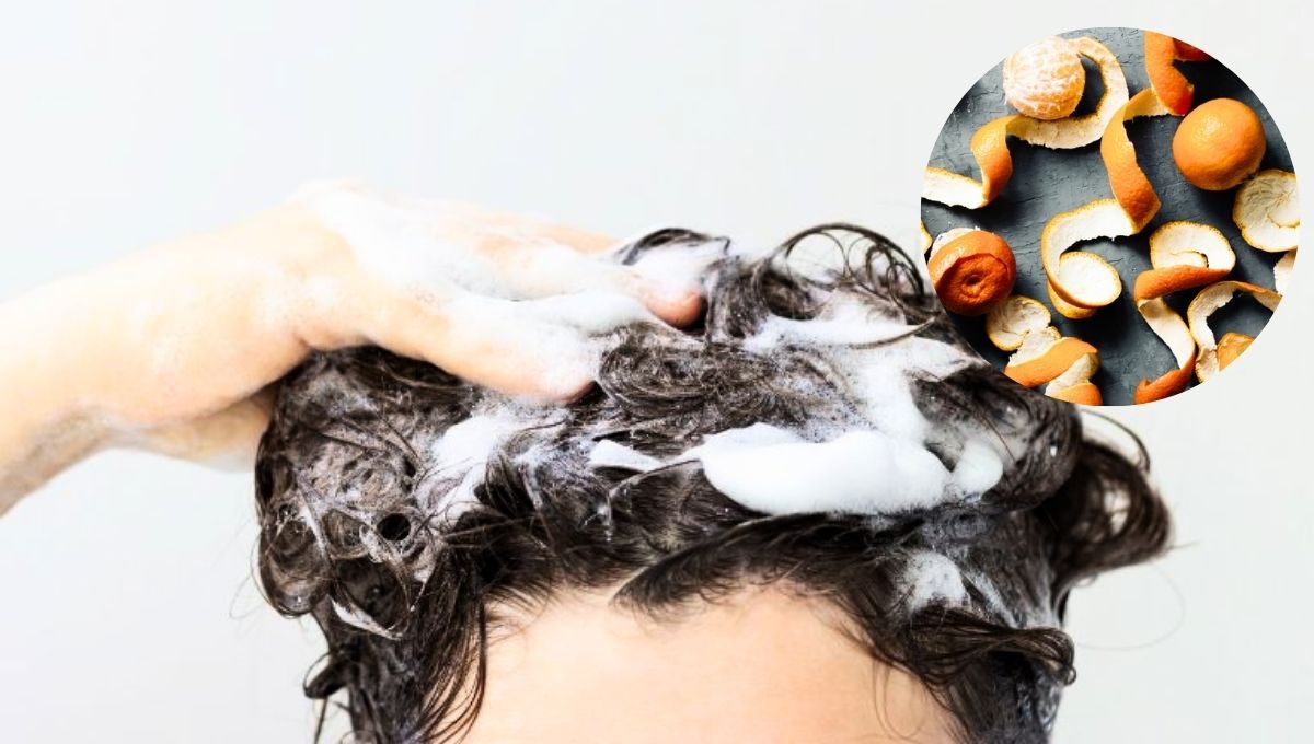 La cáscara de mandarina dentro de tu shampoo puede darte múltiples beneficios para el cabello