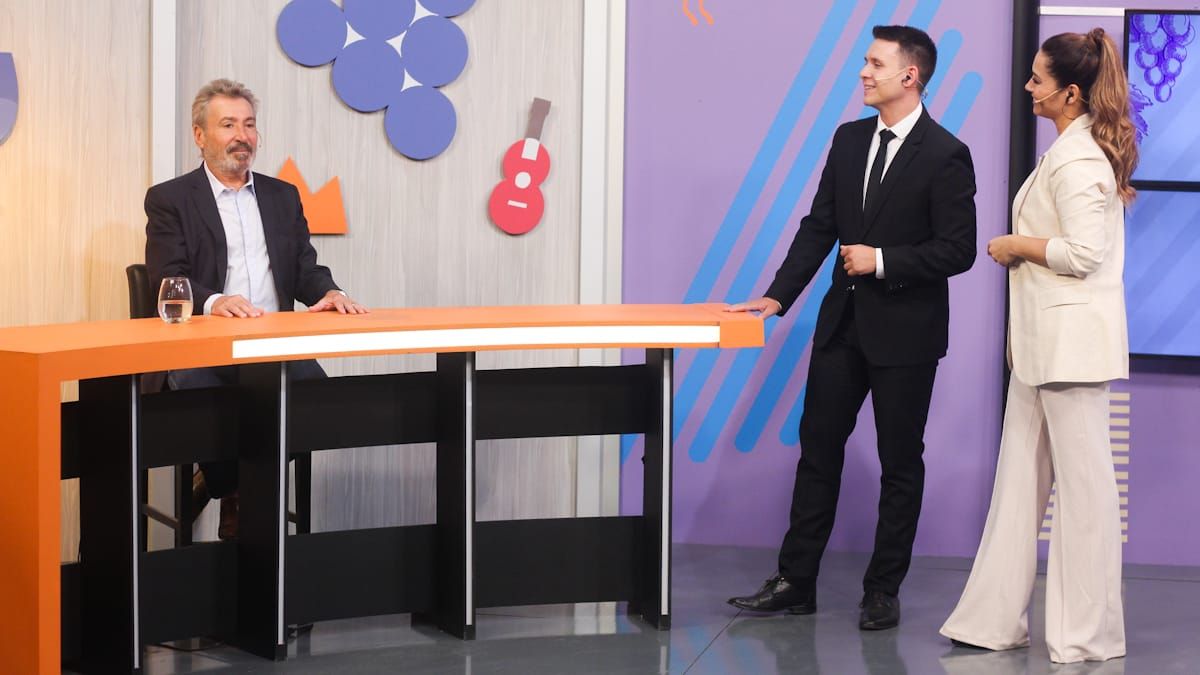 El presidente de Fundación Grupo América, Daniel Vila, abrió el programa especial Vendimia Solidaria, conducido por las figuras del canal Julián Imazio y Gisela Campos.
