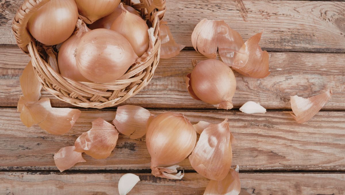 Las c&aacute;scaras de la cebolla pueden convertirse en un delicioso sazonador para tus comidas.&nbsp;